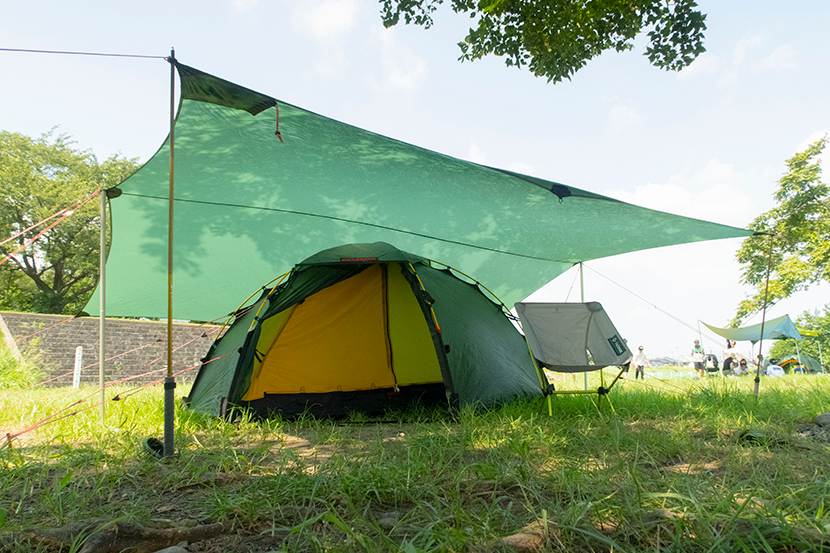 ヒルバーグ タープ 10xp サンド HILLEBERG TARP 10xp - アウトドア